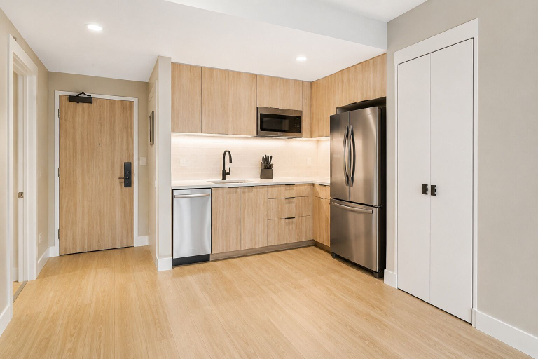 Private kitchen, Skyline Point Suites, Toronto