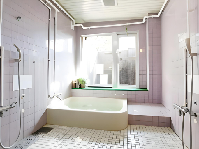 Bathroom, Pension Kaigan Douri, Makinohara