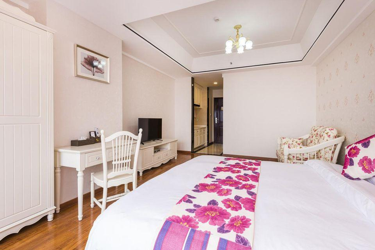Bedroom, Home World Apartment Nansha Wanda Plaza Branch, Guangzhou