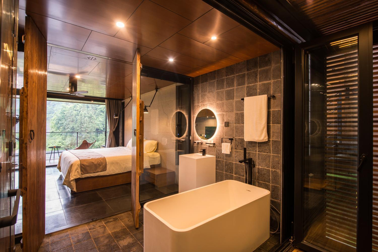 Bathroom, 自在平江野奢度假酒店, Yueyang
