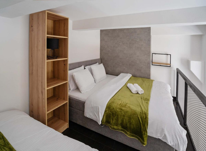 Bedroom 2, Modern apartment on Křižíkova Prague, Praha 7