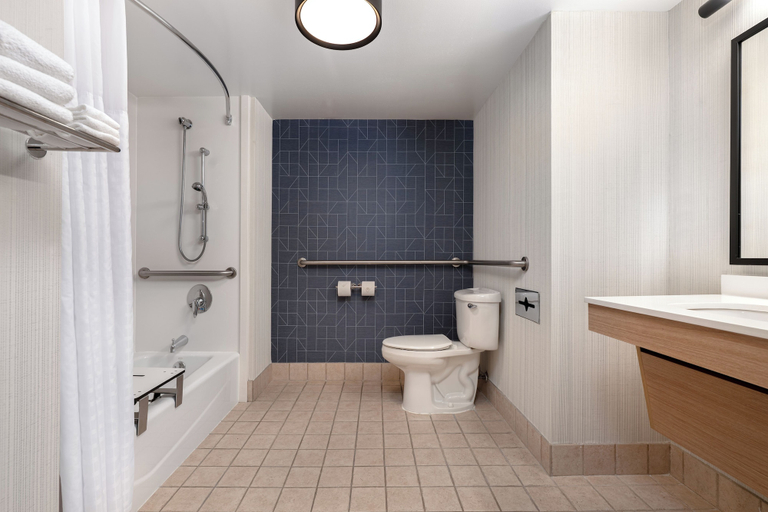 Bathroom 4, Spark by Hilton St. Louis Southwest, Saint Louis