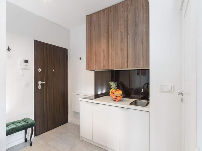 Private kitchen 3, Warsaw Flat With Quiet Loggia, Warsaw