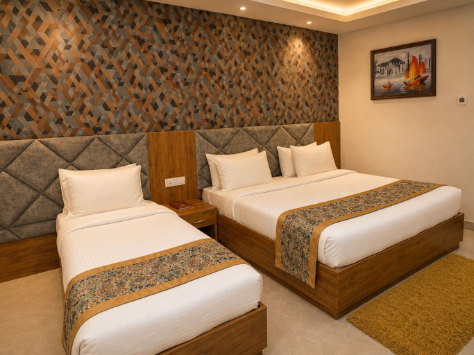 Bedroom 3, Hotel Marine House, Agra