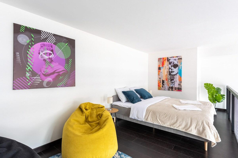 Bedroom 2, Cozy apartment in Prague near Karlín Square, Praha 7