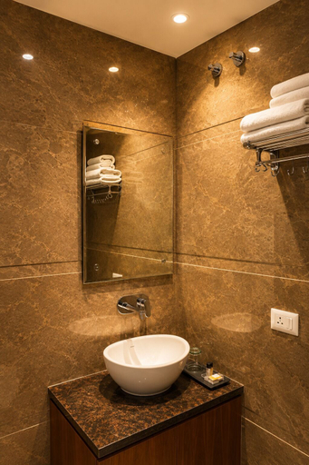Bathroom 4, Hotel Marine House, Agra