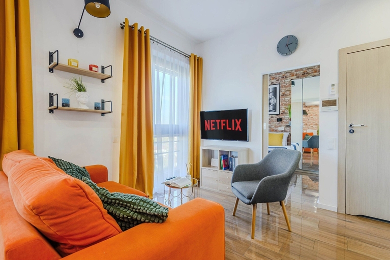 Living room 3, Siedmiogrodzka Flat With Views, Warsaw