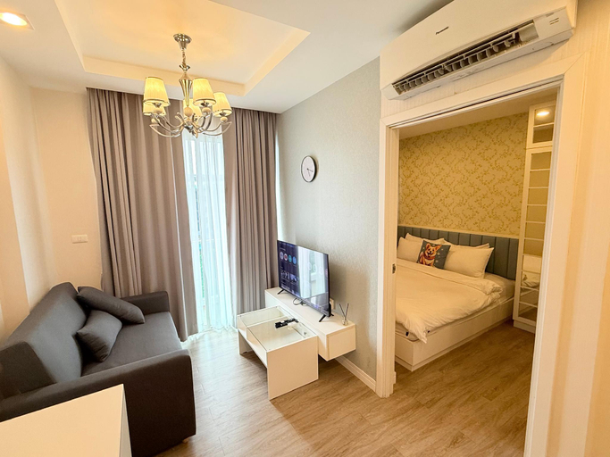 Bedroom, The Blu X bangsaen grand suite , Muang Chon Buri