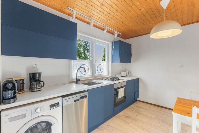 Private kitchen, Comfortable Holiday Home With a Fireplace, Sławno