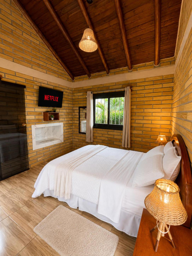 Bedroom 4, Pousada Caeana - Chales Com Vista Das Montanhas, Praia Grande