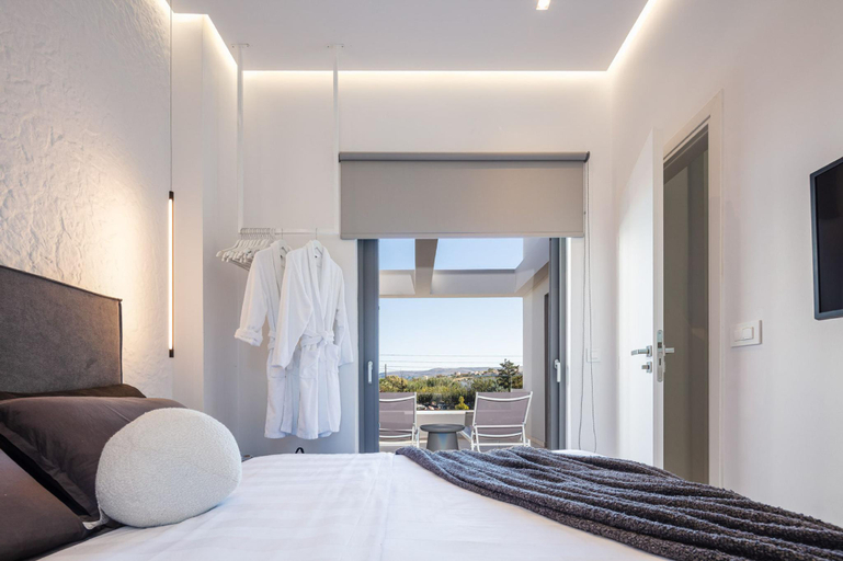 Bedroom 1, Akonizia Luxury House - With Private Swimming Pool, Crete