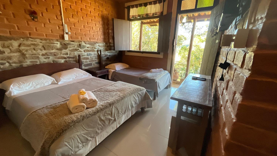 Bedroom, Alecrim Hospedagem, Lima Duarte