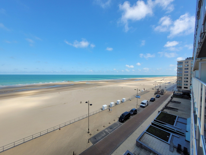 View from property 3, Seafront Apartment in Middelkerke, West-Vlaanderen