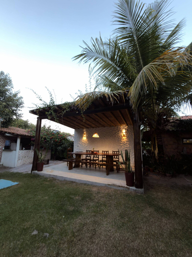 Outdoor dining, Vila maré alta Caraíva, Porto Seguro