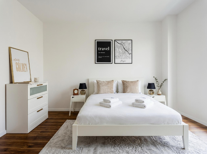 Bedroom 3, Golden Apartments Warsaw - Pereca Residence&72, Warsaw