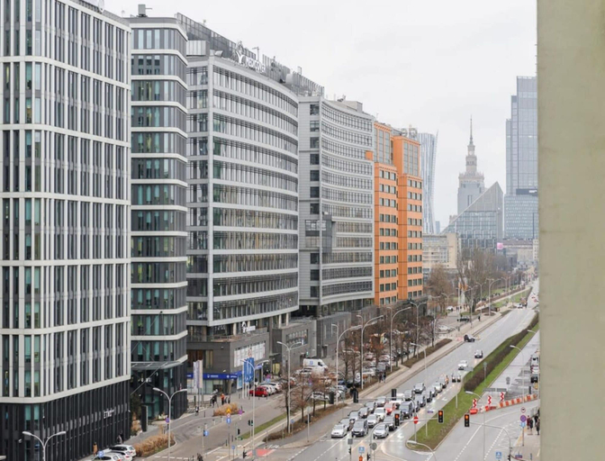 View from property 4, Spacious Central Warsaw Apartment, Warsaw
