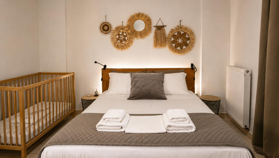 Bedroom 2, Deo Donum Urban Stay, Crete