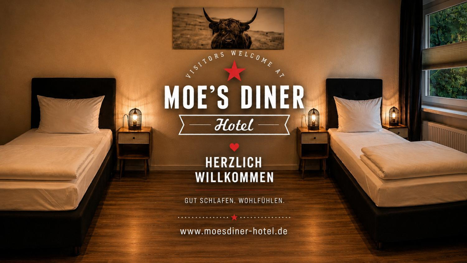 Bedroom 4, Moes Hotel, Gütersloh