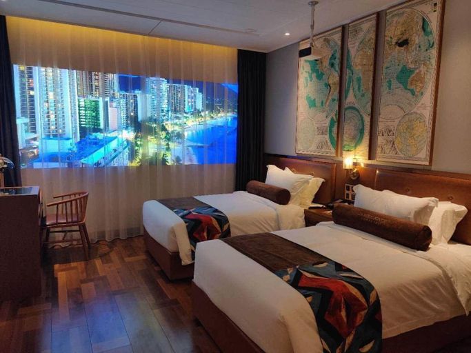 Bedroom 2, James Joyce Coffetel Anyang Railway Station Wenfeng Avenue Yinxu Scenic Spot, Anyang