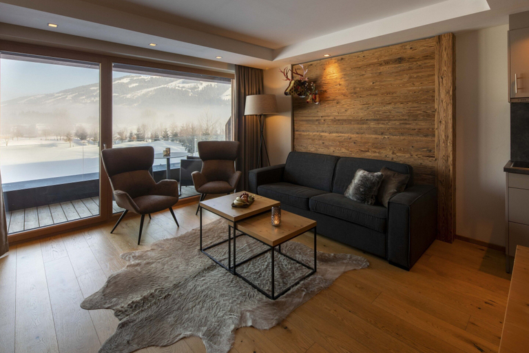 Living area 2, Apartment mit 2 Schlafzimmern, Kitzbühel