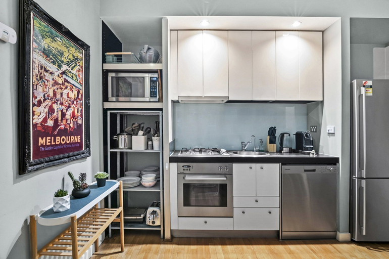 Private kitchen, Temple Court Suite in Melbourne CBD, Melbourne
