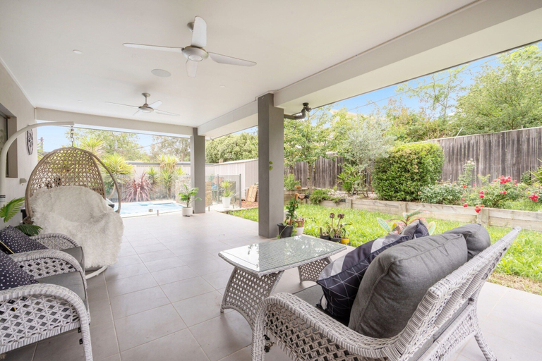Terrace/patio, Charming 4-bed Getaway With Pool & Garden Oasis, Canberra