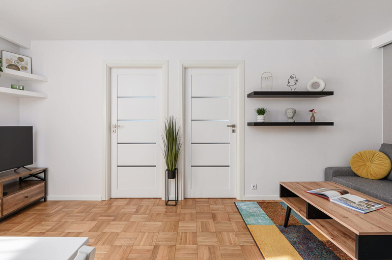 Living room 3, House in Porspoder by Plage du Bourg Beach, Warsaw