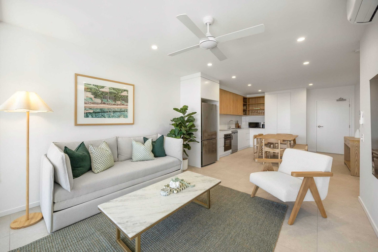 Living room 4, Poolside 2-bed Apartment at Lake Kawana, Caloundra - Kawana