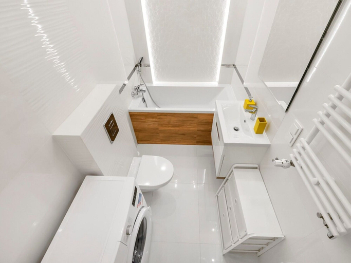 Bathroom 2, Comfortable Apartment in Warsaw for 4 Guests, Warsaw