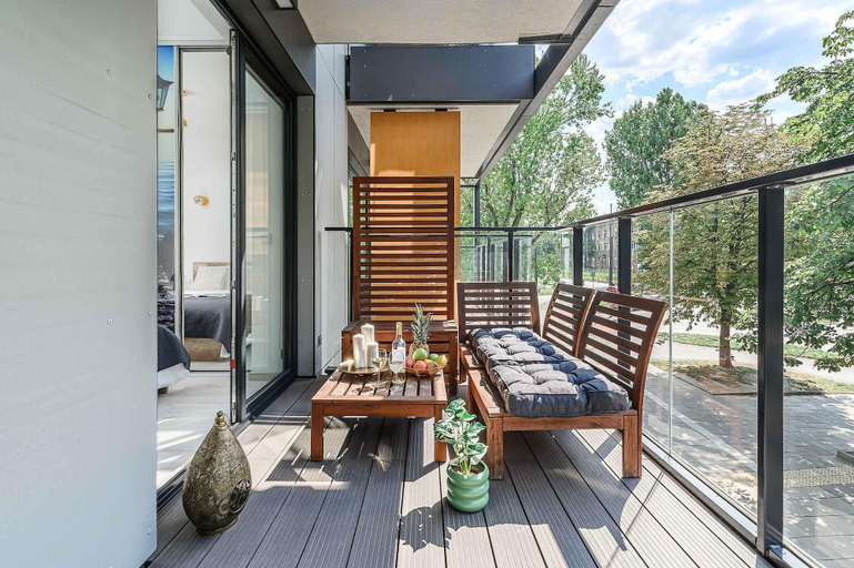 Balcony 2, Warsaw Flat With City Views, Warsaw
