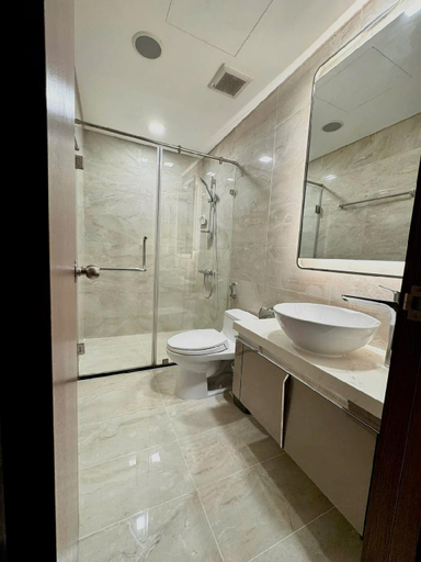 Bathroom, 1-bedroom apartment, Bình Thạnh
