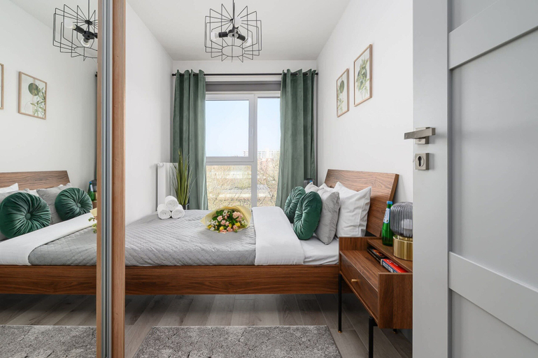 Room 4, Flat Near Koneser Center, Warsaw