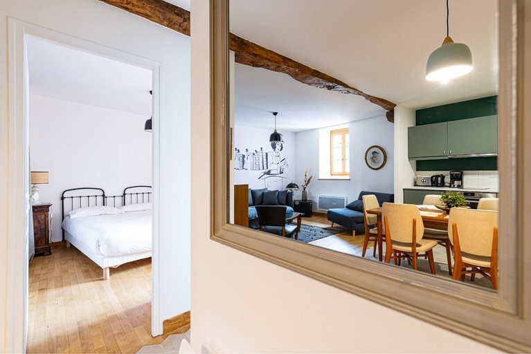 Bedroom 4, La Maison George – Logis George, Côte-d'Or