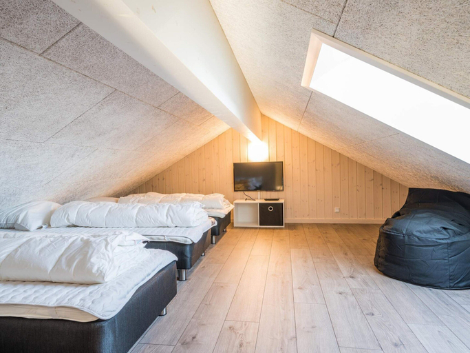 Bedroom 2, 5 Star Holiday Home in Norre Nebel, Varde