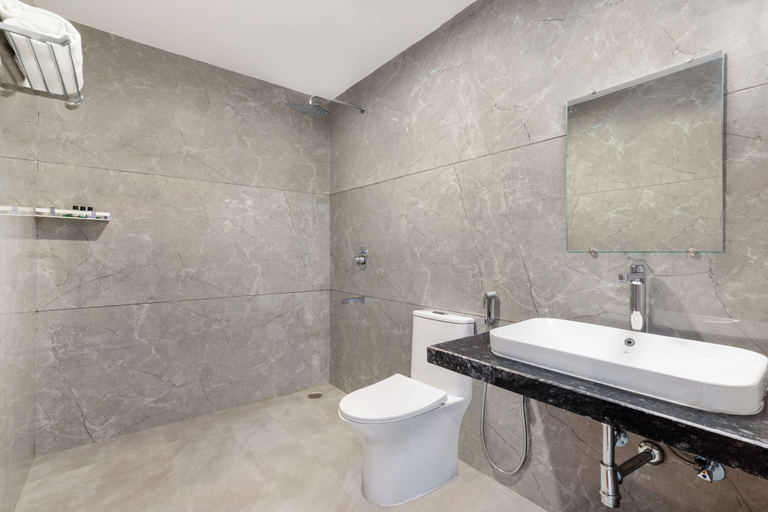 Bathroom 4, Seasons Boutique Hotel near Sajjangarh Biological Park, Udaipur, Udaipur
