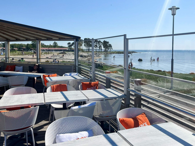 Outdoor dining, 4 Person Holiday Home in Farjestaden, Mörbylånga