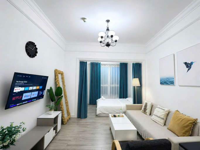 Bedroom, Chung cu the manor 2 phong 38m2 view cao, Bình Thạnh