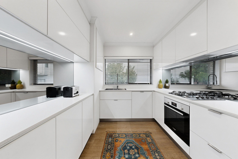 Private kitchen, Balcony 2-bed Apartment in Ashgrove, Ashgrove