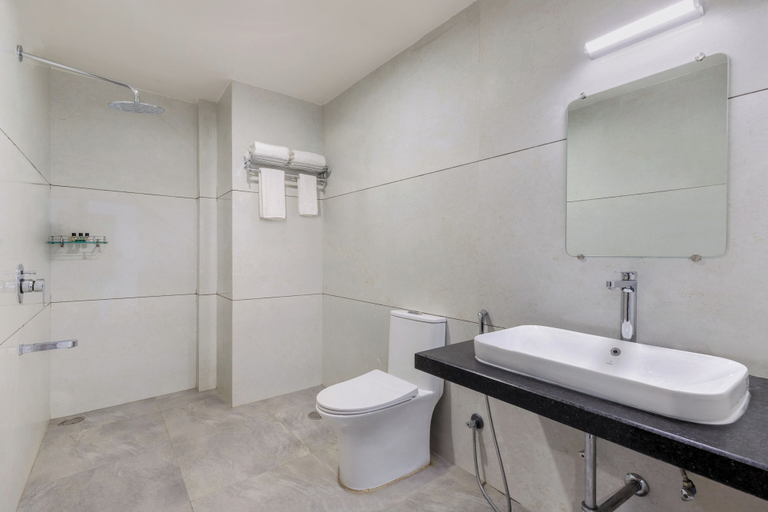 Bathroom 4, Seasons Boutique Hotel near Sajjangarh Biological Park, Udaipur, Udaipur