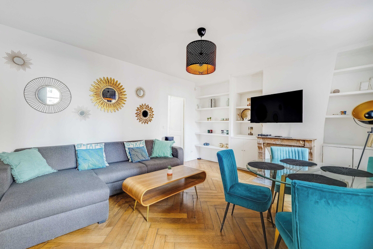 Living area 5, Charming Appartement 1ch/4p - Paris 17e, Paris