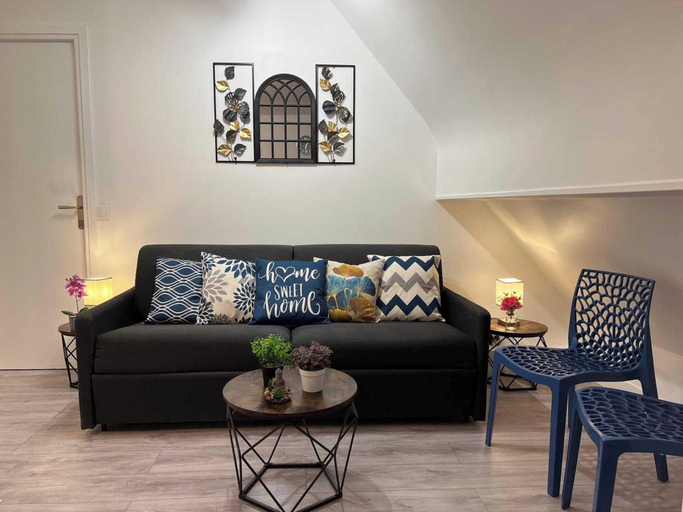 Living area 4, Charming Apartment 1br/6p - Deauville, Calvados