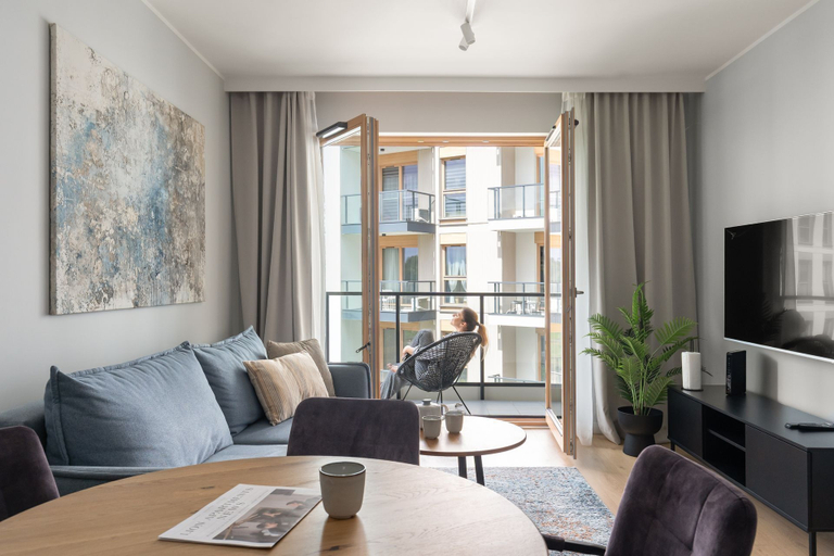 Living area 4, Porto Mare Seaside with Parking and Gym, Gdańsk City