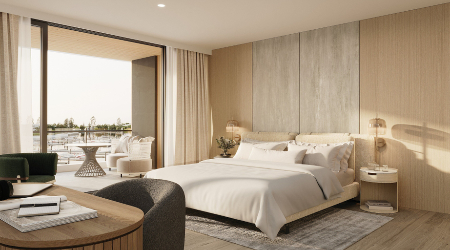 Bedroom, Crowne Plaza SHELL COVE MARINA by IHG, Shellharbour
