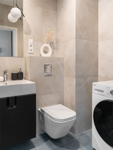 Bathroom 3, Porto Mare Seaside with Parking and Gym, Gdańsk City