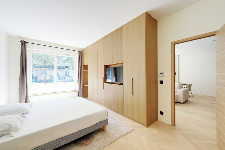 Room 2, Modern a/c - 2bdr/4p Flat - Montorgueil, Paris