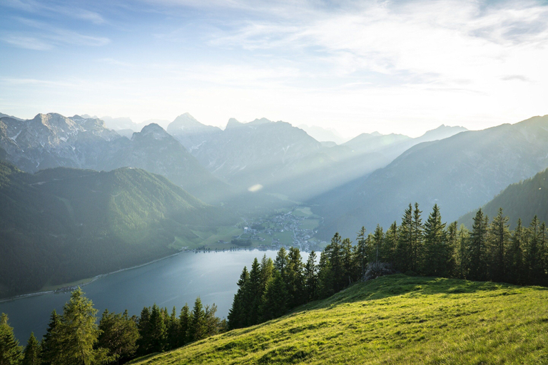 View from property 3, Alpine Holiday Apartment Near a Lake, Schwaz