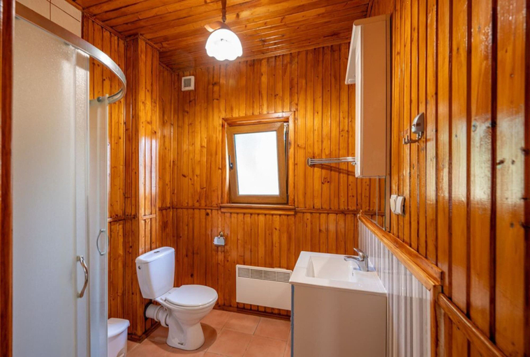 Bathroom, Two-story Holiday Home With a Terrace, Sławno