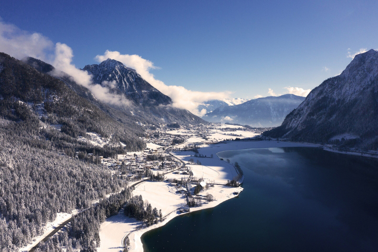View from property 4, Alpine Holiday Apartment Near a Lake, Schwaz