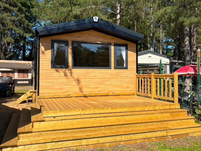 Exterior, Mobile Home With Shared Pool for 6 Guests, Limburg