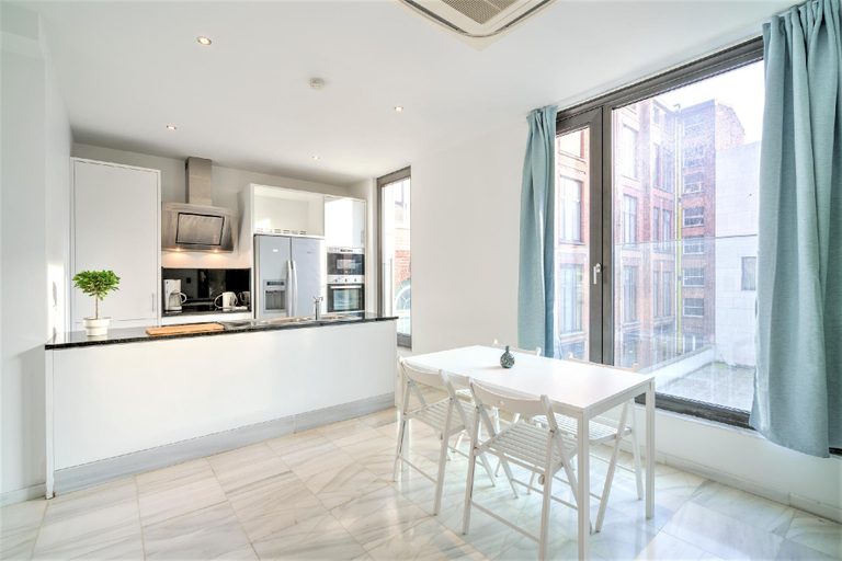 Kitchen 3, 1-bedroom lodge stay in Antwerp, Antwerpen